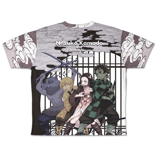 Demon Slayer: Kimetsu No Yaiba - Nezuko Kamado Double-sided Full Graphic T-shirt (XL Size) image 3