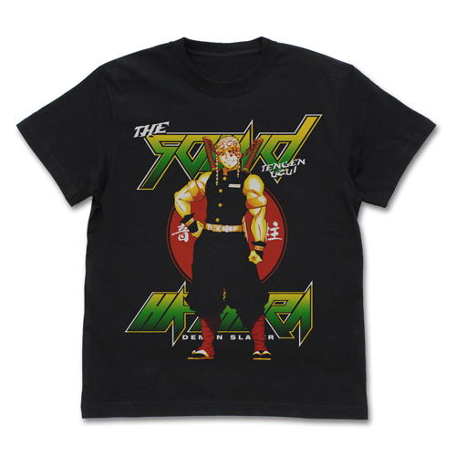 Demon Slayer: Kimetsu No Yaiba - Sound Pillar Tengen Uzui T-shirt (Black | Size L) image 1