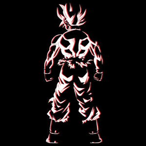 Dragon Ball Super - Goku's Back T-shirt Black (S Size)_