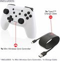 Mini Wireless Core Controller for Nintendo Switch (White) thumbnail 2