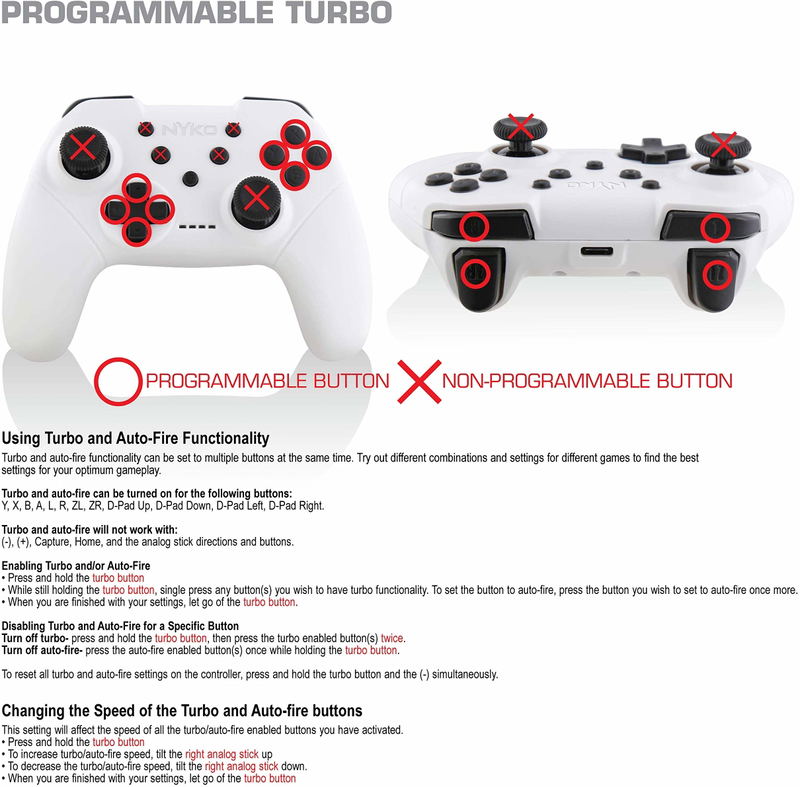 Mini Wireless Core Controller for Nintendo Switch (White) image 4