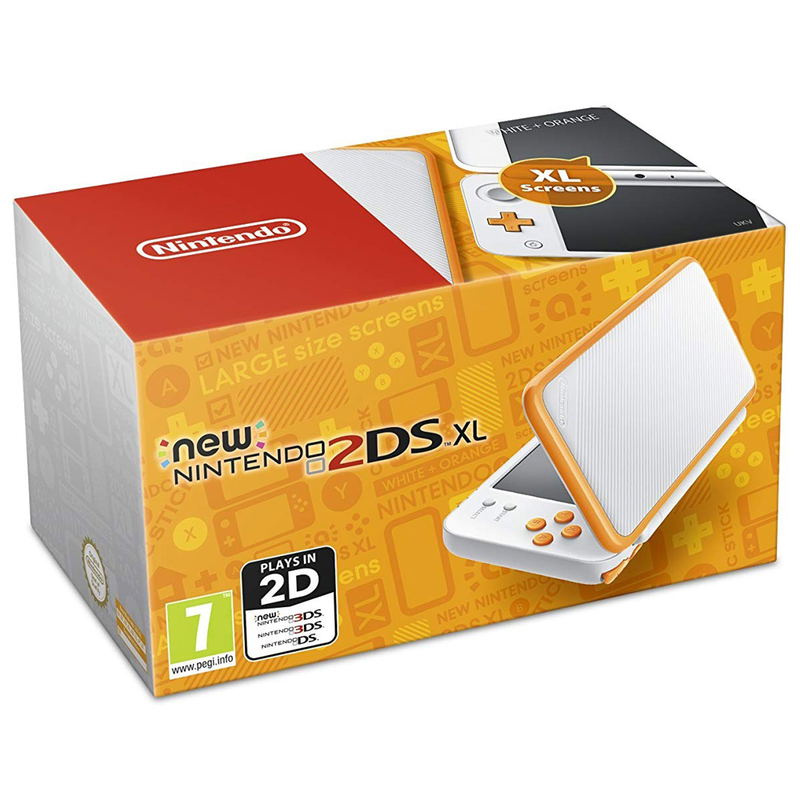 New Nintendo 2DS XL (White x Orange) image 1
