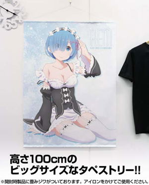 Re:ZERO -Starting Life in Another World- Dokidoki 100cm Wall Scroll: Rem (Re-run)