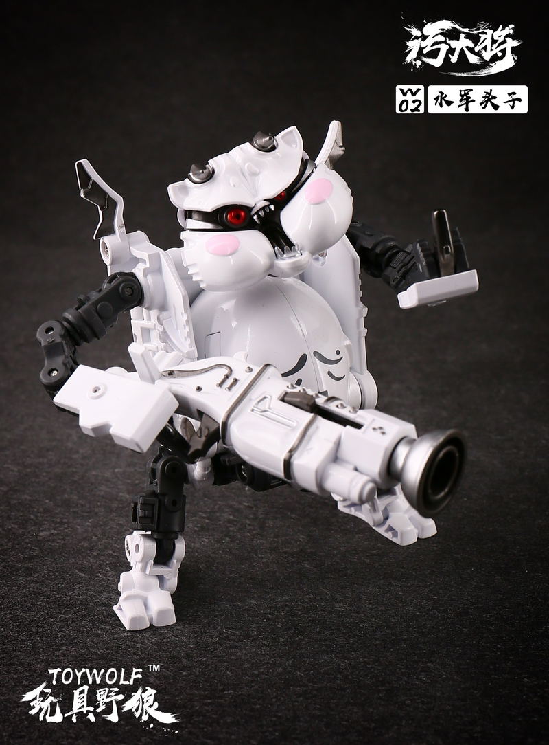 Toywolf W-02 1/12 Scale Transformable Toy: Dirty Man Navy Leader image 4