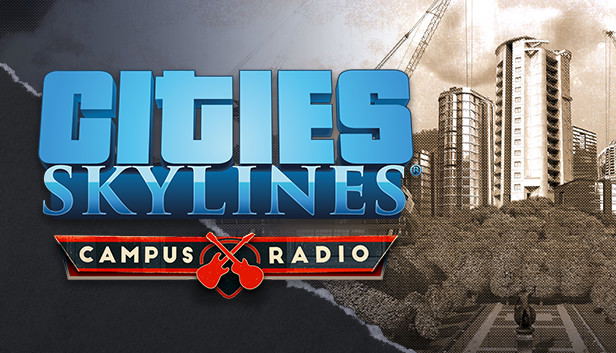 Cities: Skylines - Campus Radio (DLC) <span class="ext" style="background-color: #B0000F; color: #FFFFFF;">DLC</span> <span class="ext" style="background-color: #2a475e; color: #FFFFFF;">STEAM</span> <span class="ext ext_digital">digital</span> image 1