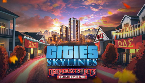 Cities: Skylines - Content Creator Pack: University City (DLC) <span class="ext" style="background-color: #B0000F; color: #FFFFFF;">DLC</span> <span class="ext" style="background-color: #2a475e; color: #FFFFFF;">STEAM</span> <span class="ext ext_digital">digital</span> image 1