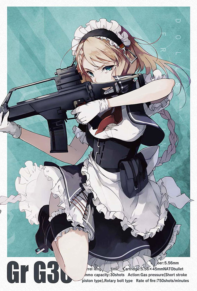 LittleArmory LADF03 Girls' Frontline 1/12 Scale Model Kit: GrG36 Type image 10