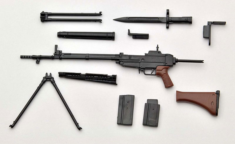 LittleArmory LADF04 Girls' Frontline 1/12 Scale Model Kit: Howa Type 64 image 2