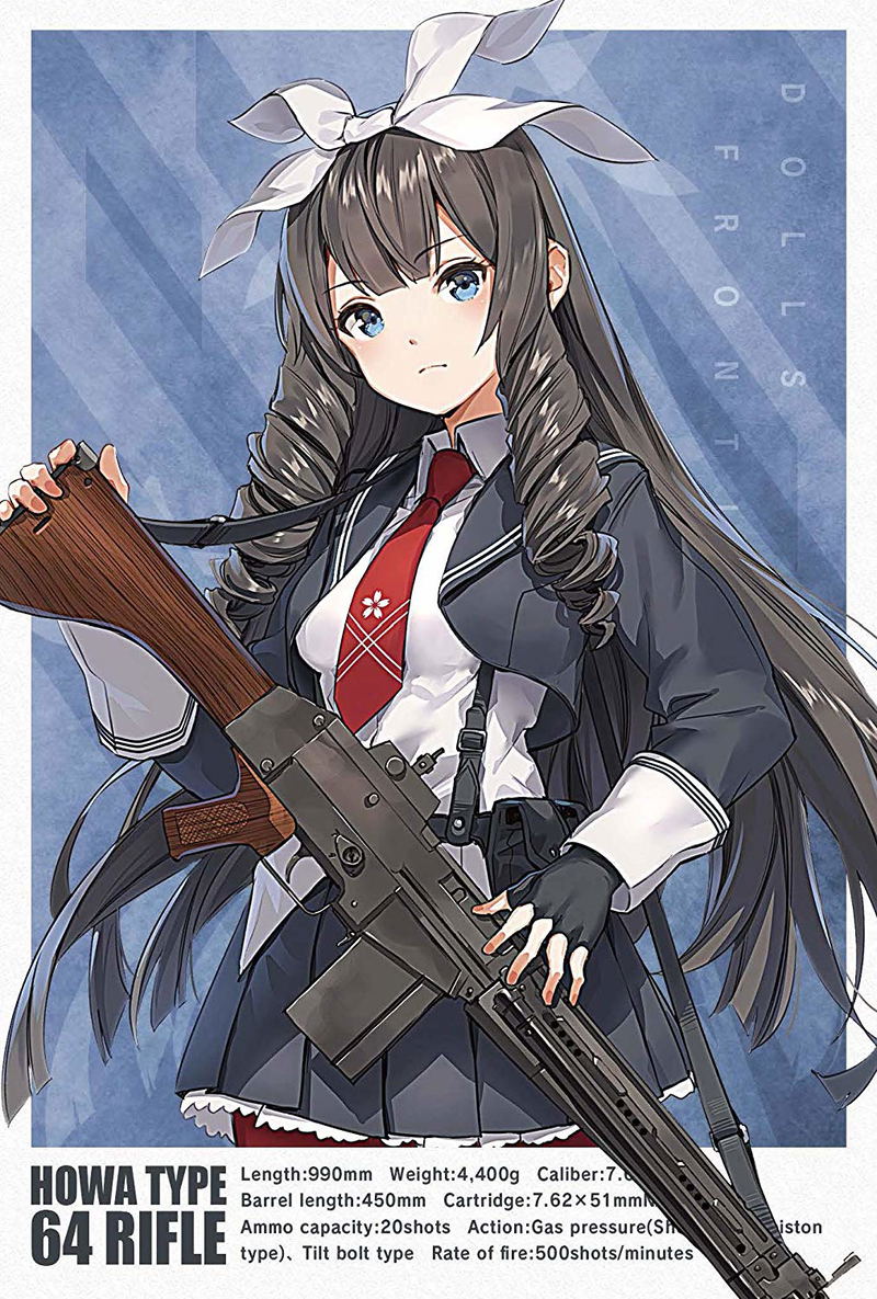 LittleArmory LADF04 Girls' Frontline 1/12 Scale Model Kit: Howa Type 64 image 7