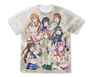 Love Live! - Nijigasaki High School Idol Club Full Graphic T-shirt White (S Size)_