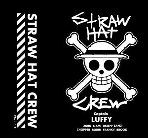 One Piece - Straw Hat Pirates Flag Thermos Bottle Black
