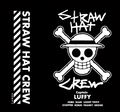 One Piece - Straw Hat Pirates Flag Thermos Bottle Black thumbnail 3