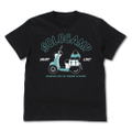 Yuru Camp - Rin Shima Scooter T-shirt Black (S Size) thumbnail 1