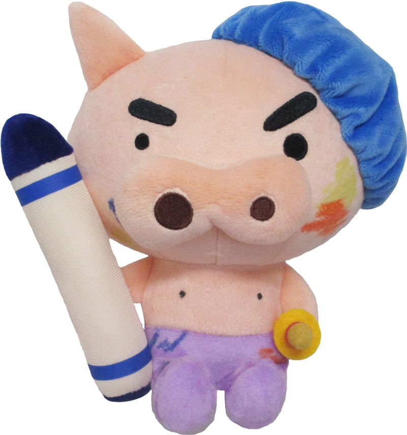 Crayon Shin-chan Crash! Rakuga Kingdom and Almost Four Heroes Plush: Henshin Buriburizaemon Rakugaki Ver. (S) image 1