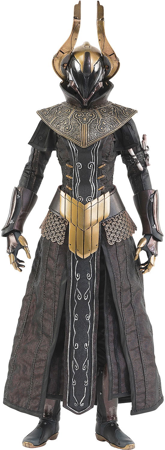 Destiny 2 1/6 Scale Collectible Figure: Warlock Philomath Golden Trace Shader image 1