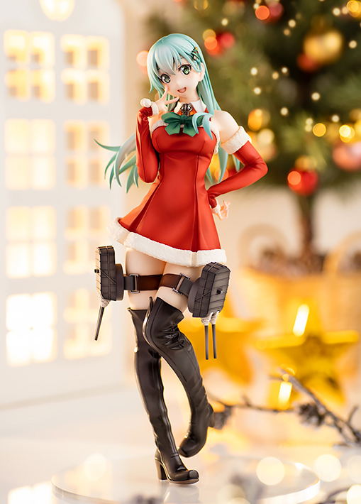 Kantai Collection -KanColle- 1/7 Scale Pre-Painted Figure: Suzuya Xmas Mode image 1
