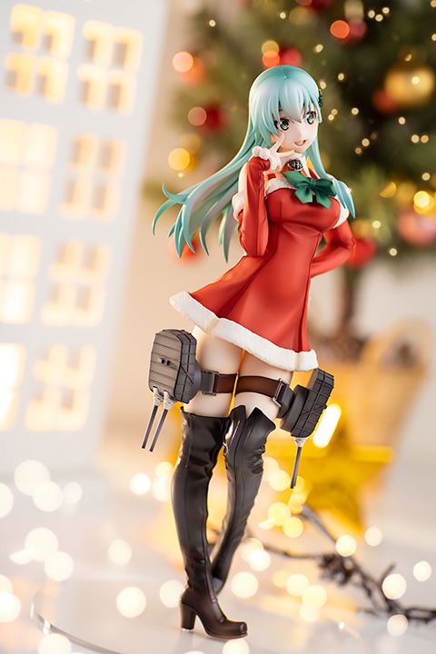 Kantai Collection -KanColle- 1/7 Scale Pre-Painted Figure: Suzuya Xmas Mode image 3