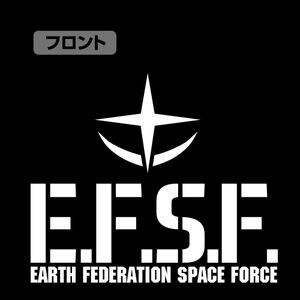 Mobile Suit Gundam - E.F.S.F. Jersey Black x White (L Size)_