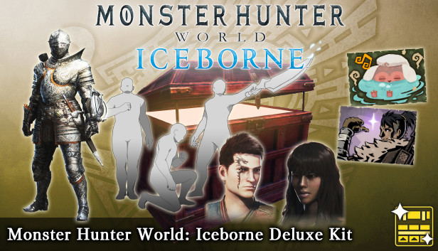 Monster Hunter World: Iceborne Deluxe Kit (DLC) <span class="ext" style="background-color: #B0000F; color: #FFFFFF;">DLC</span> <span class="ext" style="background-color: #2a475e; color: #FFFFFF;">STEAM</span> <span class="ext ext_digital">digital</span> image 1
