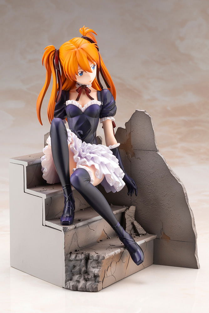 Evangelion 1/7 Scale Pre-Painted Figure: Asuka Soryu Langley -Gothic Lolita Ver.- :Re (Re-run) image 6