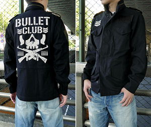 New Japan Pro-Wrestling - Bullet Club M-65 Jacket Black (M Size)_