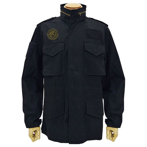 New Japan Pro-Wrestling - Lion Mark M-65 Jacket Black (L Size) image 3
