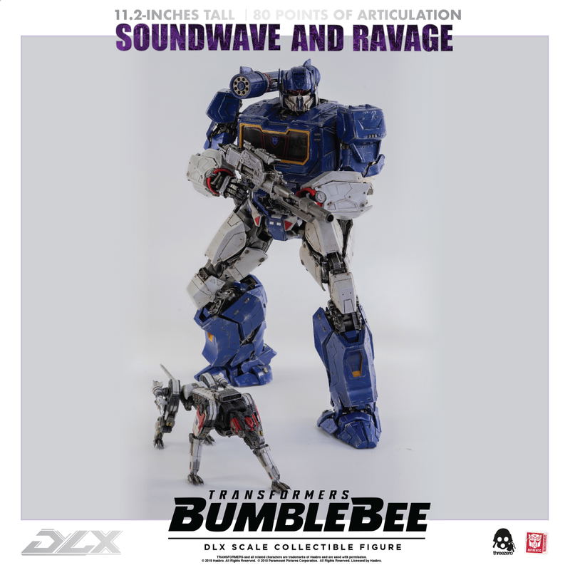 Transformers Bumblebee DLX Scale: Soundwave and Ravage image 15