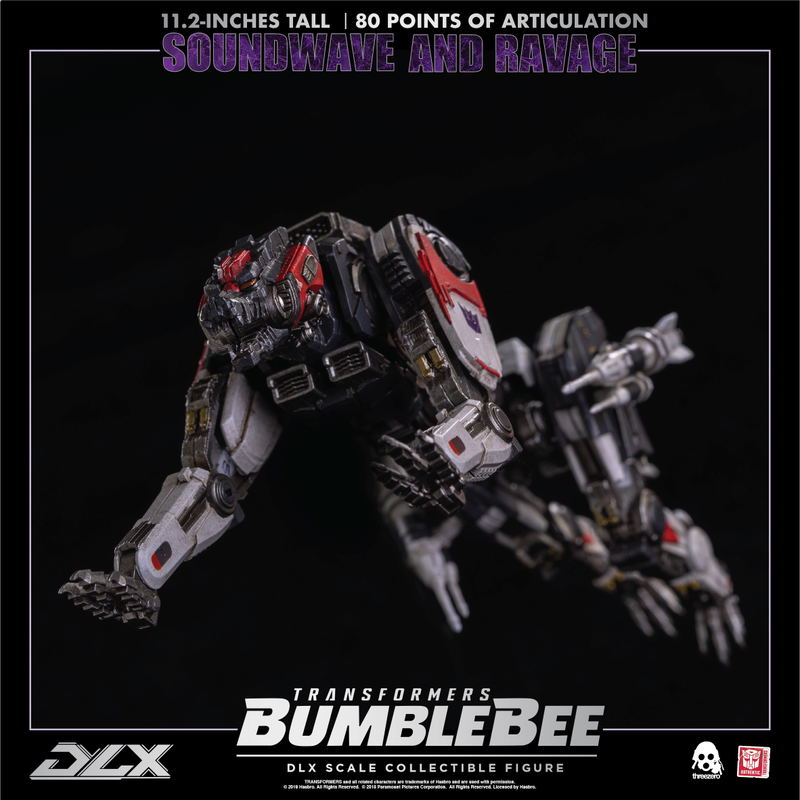 Transformers Bumblebee DLX Scale: Soundwave and Ravage image 47