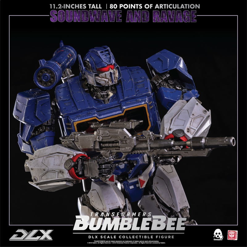 Transformers Bumblebee DLX Scale: Soundwave and Ravage image 56