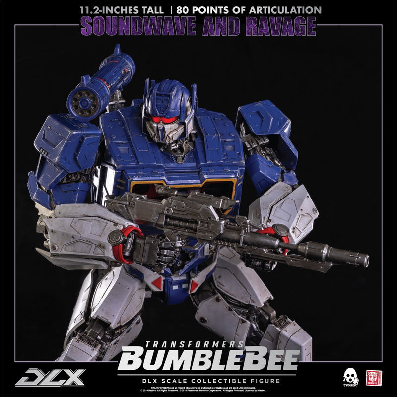 Transformers Bumblebee DLX Scale: Soundwave and Ravage image 58