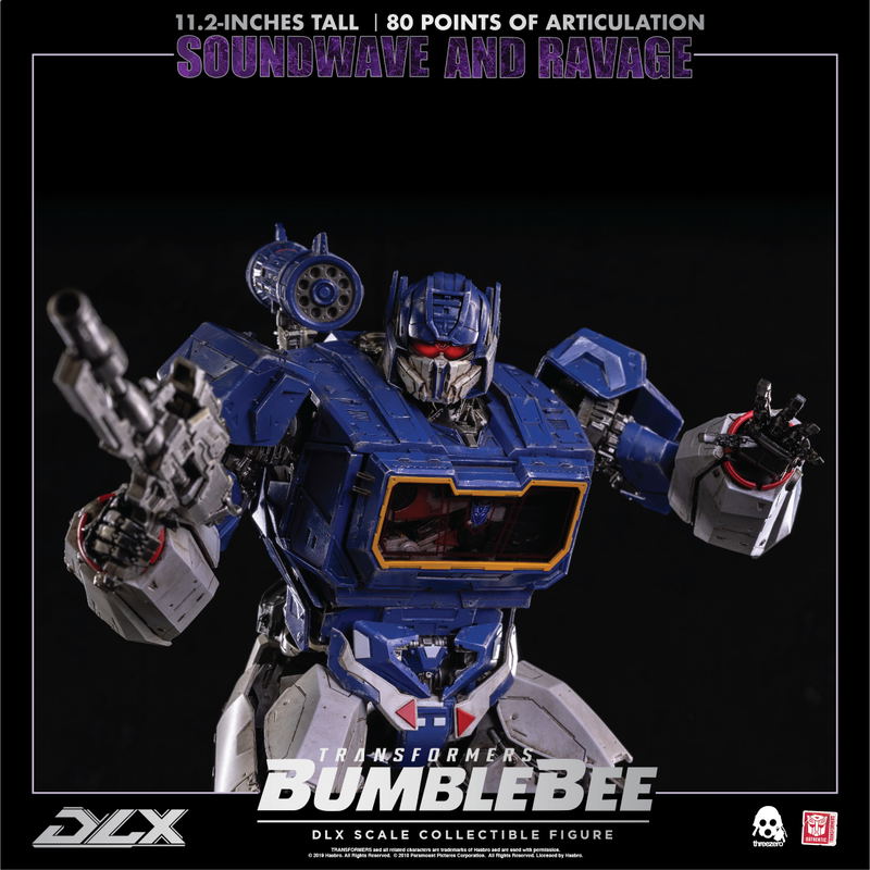 Transformers Bumblebee DLX Scale: Soundwave and Ravage image 59