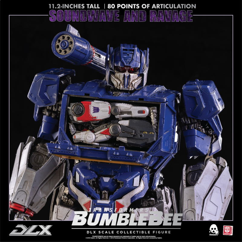 Transformers Bumblebee DLX Scale: Soundwave and Ravage image 66
