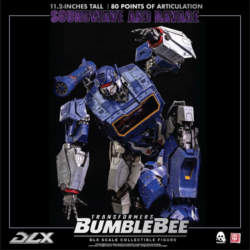 Transformers Bumblebee DLX Scale: Soundwave and Ravage image 79