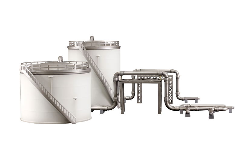 Industrial Area A Plastic Model: Storage Tanks (Re-run) image 1
