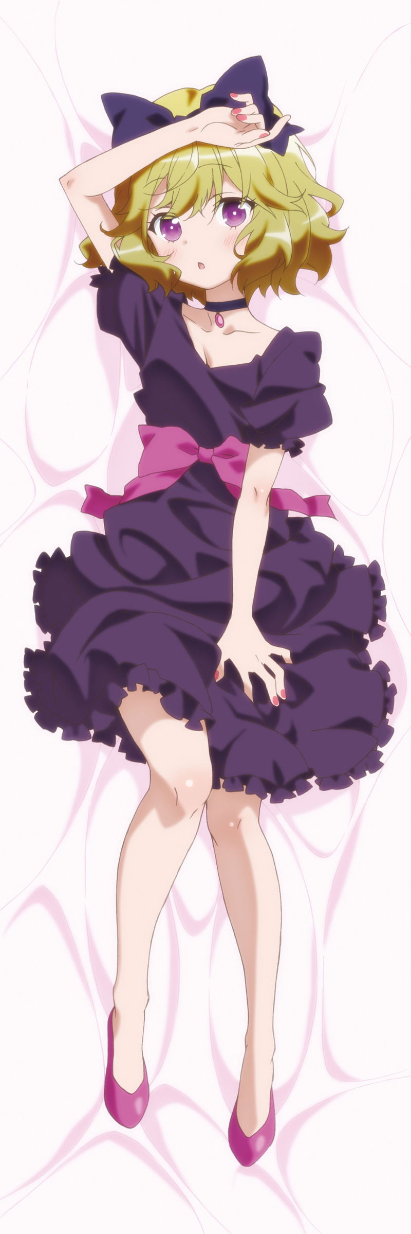 Ms. Vampire Who Lives In My Neighborhood Original Illustration Smooth Dakimakura Cover: Ellie image 1