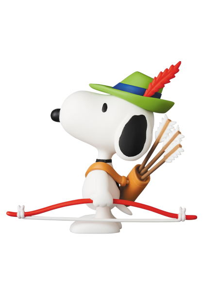 Peanuts Series 11 Ultra Detail Figure: Robin Hood Snoopy image 1