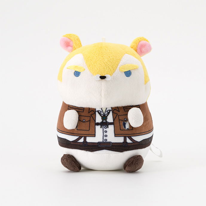 Mochimochi Hamster Collection Attack on Titan Plush: Erwin image 1