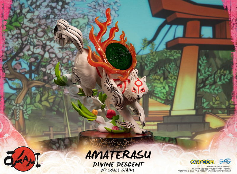 Okami 1/4 Scale Statue: Amaterasu Divine Descent [Standard Edition] image 10