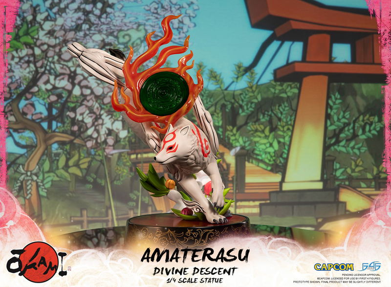 Okami 1/4 Scale Statue: Amaterasu Divine Descent [Standard Edition] image 11