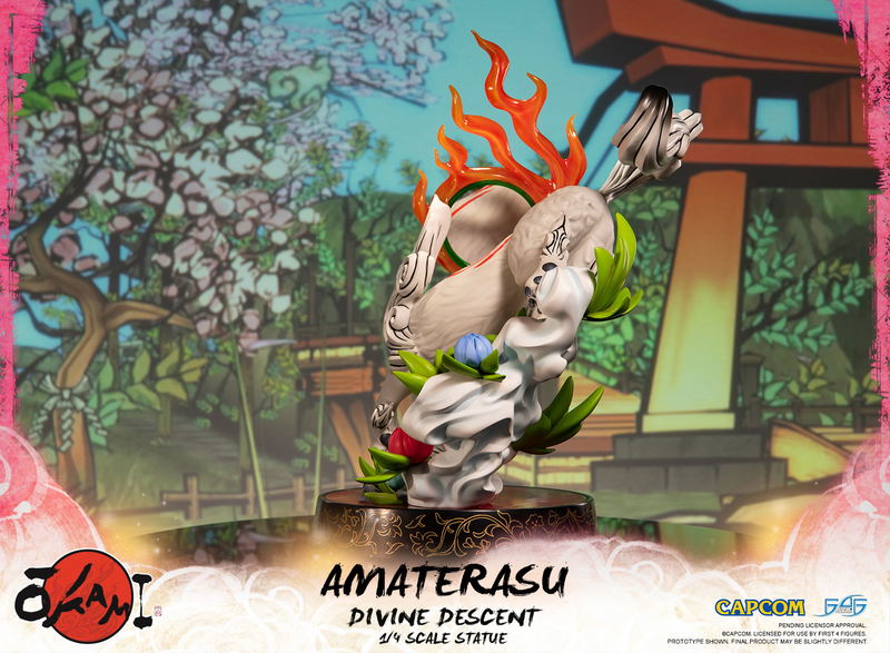 Okami 1/4 Scale Statue: Amaterasu Divine Descent [Standard Edition] image 15