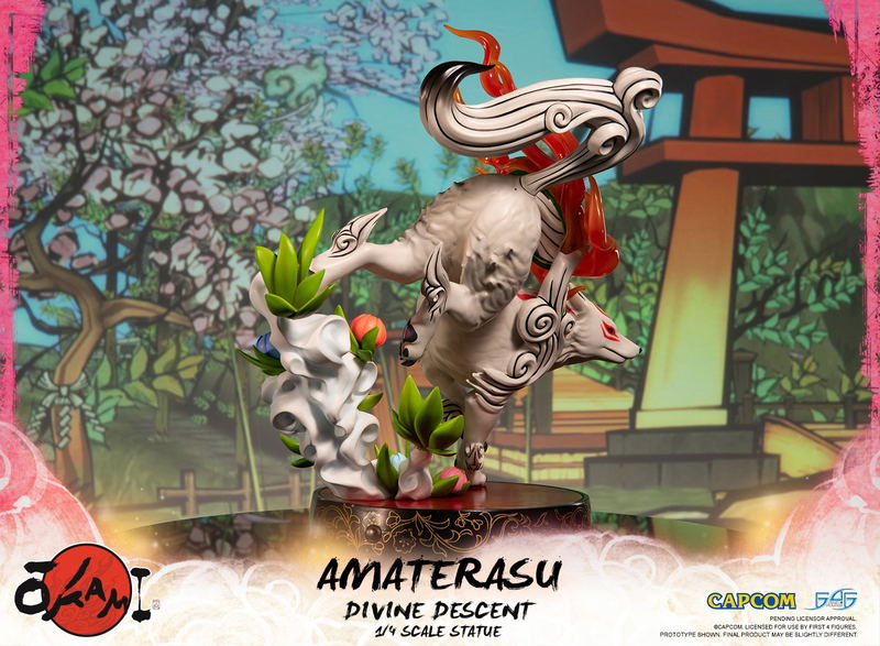 Okami 1/4 Scale Statue: Amaterasu Divine Descent [Standard Edition] image 16