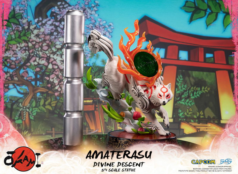 Okami 1/4 Scale Statue: Amaterasu Divine Descent [Standard Edition] image 22