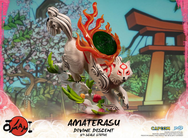 Okami 1/4 Scale Statue: Amaterasu Divine Descent [Standard Edition] image 23