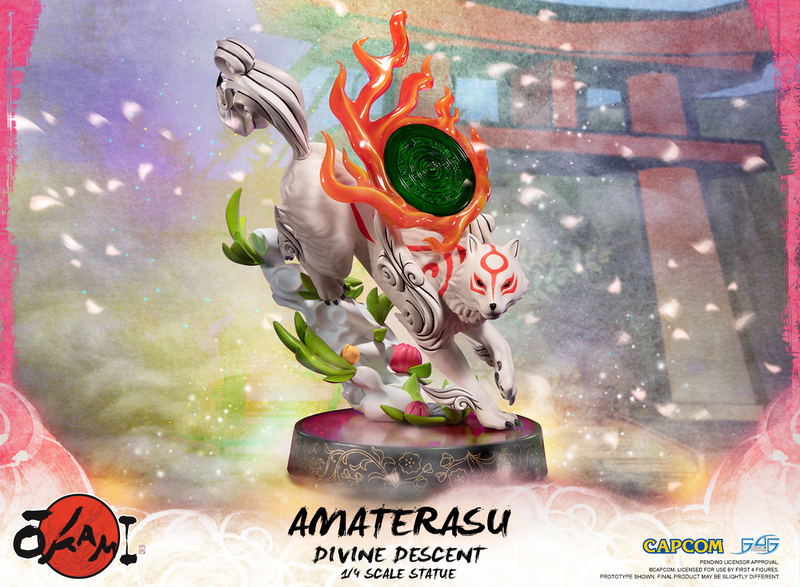 Okami 1/4 Scale Statue: Amaterasu Divine Descent [Standard Edition] image 9