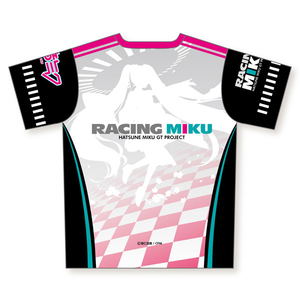 Hatsune Miku GT Project Full Graphic T-shirt: Racing Miku 2019 Haregi Ver. (L Size)_