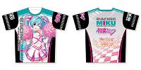 Hatsune Miku GT Project Full Graphic T-shirt: Racing Miku 2019 Cheer Ver. (L Size)