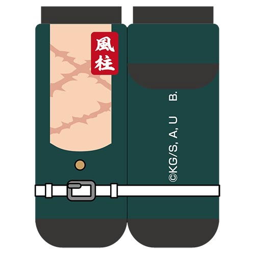 Demon Slayer: Kimetsu No Yaiba Character Socks 13: Sanemi Shinazugawa image 1