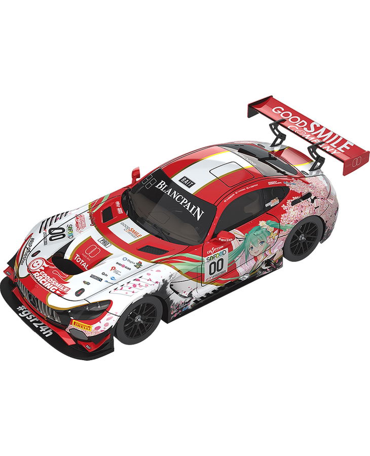 Hatsune Miku GT Project 1/64 Scale Miniature Car: Good Smile Hatsune Miku AMG 2017 SPA24H Ver. image 1