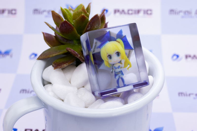 Mirai Akari Racing Project Mirai Akari Pacific Race Queen Ver. Full Color 3D Crystal Figure image 10