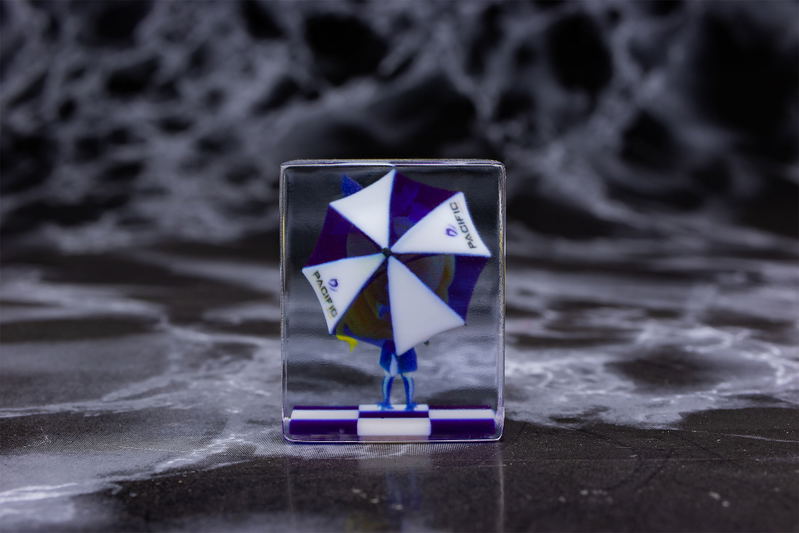 Mirai Akari Racing Project Mirai Akari Pacific Race Queen Ver. Full Color 3D Crystal Figure image 6